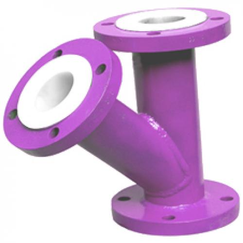 PTFE lined Y type strainer PTFE lined Y type strainer