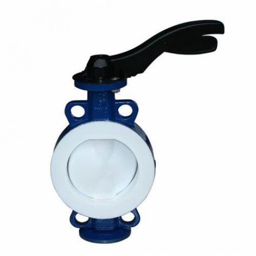 PTFE lined wafer butterfly valve PTFE lined wafer butterfly valve