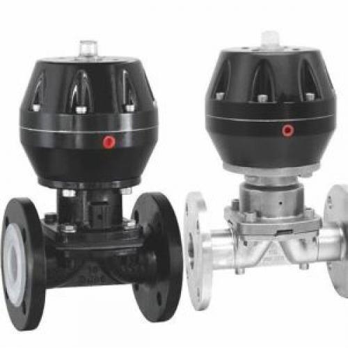 PTFE seat rubber lined pneumatic diaphragm valve PTFE seat rubber lined pneumatic diaphragm valve