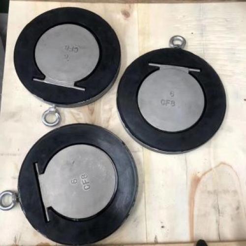 Rubber lined single plate check valve Rubber lined single plate check valve